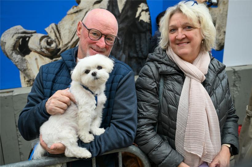 Selbst Vierbeiner waren gekommen, um den Prinzen zu sehen