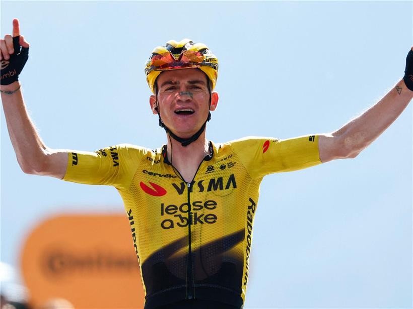 Sepp Kuss vom Team Jumbo-Visma gewinnt die Königsetappe des Giro d’Italia, Teamkollege von Jonas Vingegaard, 2024