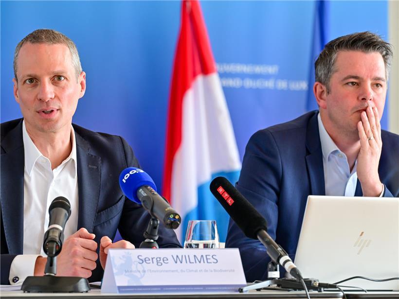 Serge Wilmes und Lex Delles präsentieren Sozialplan für Klimaschutz bei gemeinsamer Presseveranstaltung