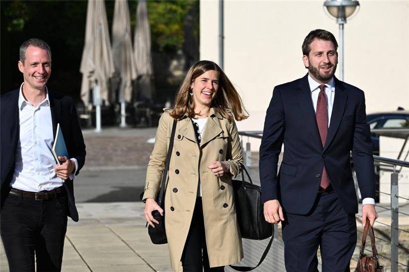 Serge Wilmes, Elisabeth Margue und Alex Donnersbach