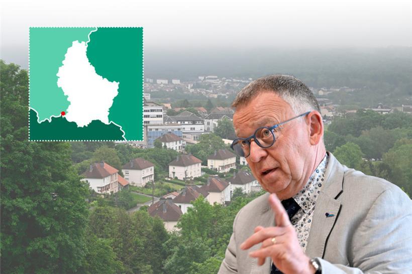 Serge de Carli ist Bürgermeister von Mont-Saint-Martin, „Conseiller départemental“ und Präsident der „Communauté d’agglomération de Longwy“ und kennt die Schattenseiten der Grenznähe
