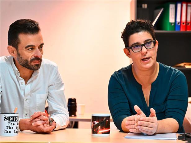 Sergio Da Conçeiçao und Silvana Antunes Xavier am Donnerstagvormittag im CHEM in Düdelingen
