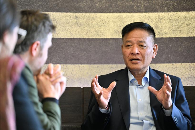 Setzt sich für den gewaltfreien Weg ein: Penpa Tsering, Präsident der tibetischen Exilregierung

