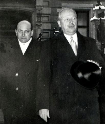 „Sheist op t’Praisen! Miir fueren elo fort!“, l’ordre de Victor Bodson (à gauche de Pierre Dupong) avant le départ du gouvernement
