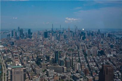 Sicht auf die Stadt New York
