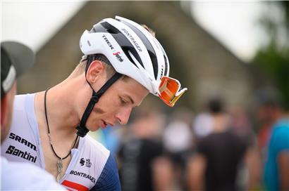 Sichtlich frustriert zeigte sich Alex Kirsch nach seiner Nichtnominierung für die Tour de France
