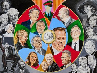 Sie alle sind nur einen Euro wert: eins der kritischen Werke von Marc Henri Reckinger

