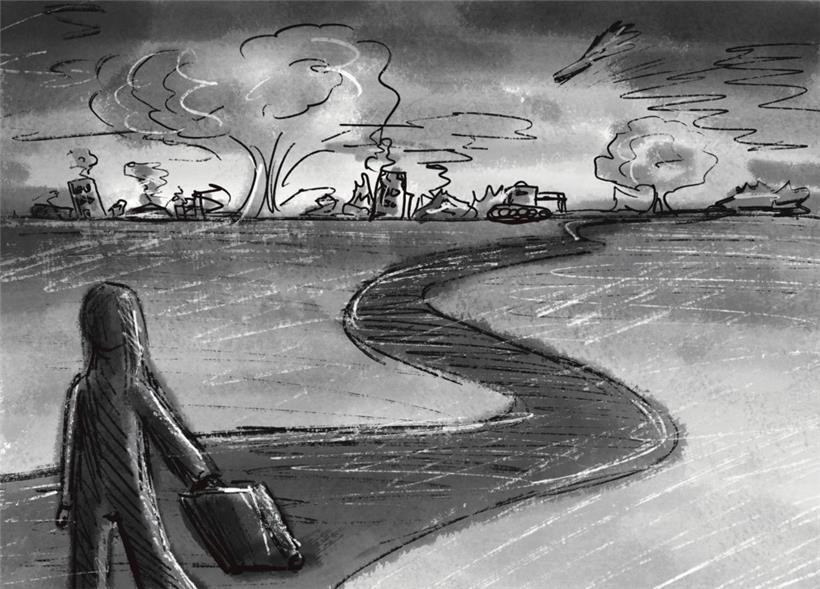 Sie flüchtete vor dem Krieg, geriet in Luxemburg jedoch in die Fänge eines gewalttätigen Mannes
