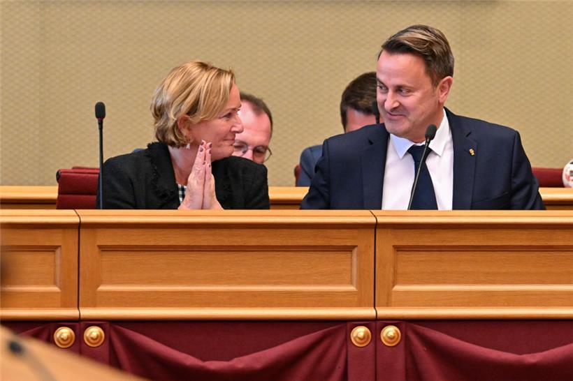 Sie haben als Krisenmanager-Duo funktioniert, jetzt treten sie im Wahlkampf gegeneinander an: Paulette Lenert und Xavier Bettel
