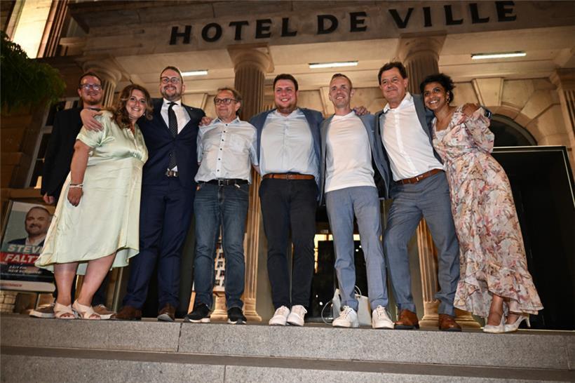 Sie schmiedeten am Sonntagabend die neue und alte Koalition für Esch
