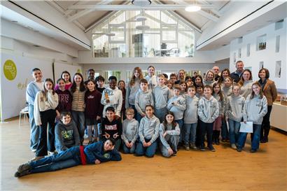 Schülerinnen und Schüler engagieren sich begeistert im Schulprojekt „Schoul Pimpampel“ mit kreativen Aktivitäten