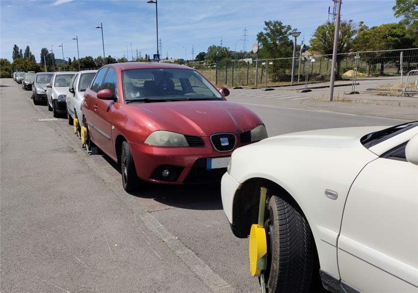 Sie sind wieder da, die abgeschleppten Autos in Esch
