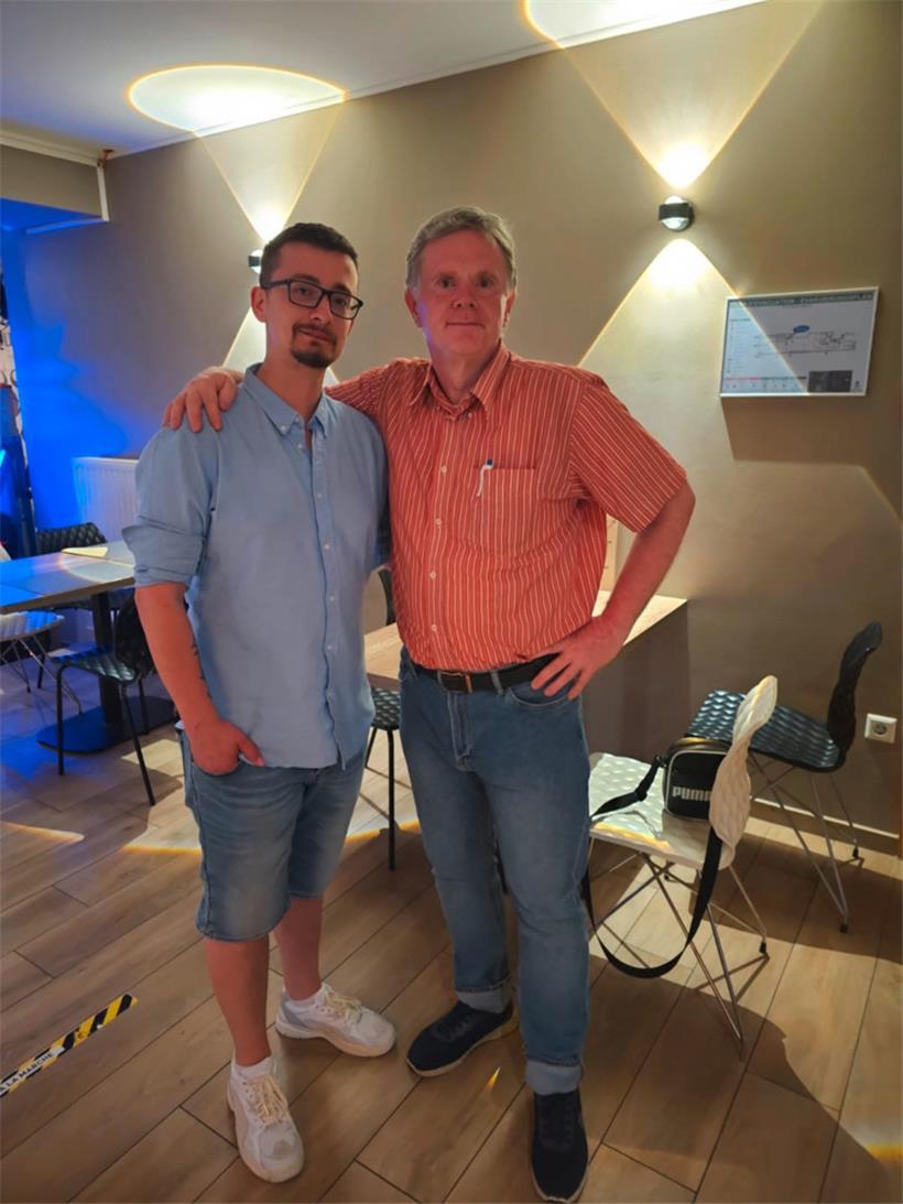 Sieben Stimmen trennten am Ende Kevin Serafini (l.) und Bernard Schmit von der ADR
