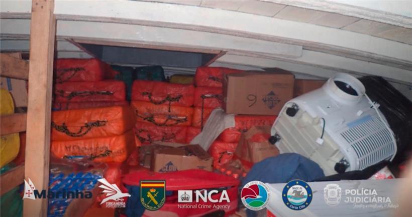 Sieben Tonnen Rauschgift waren im Boot verstaut
