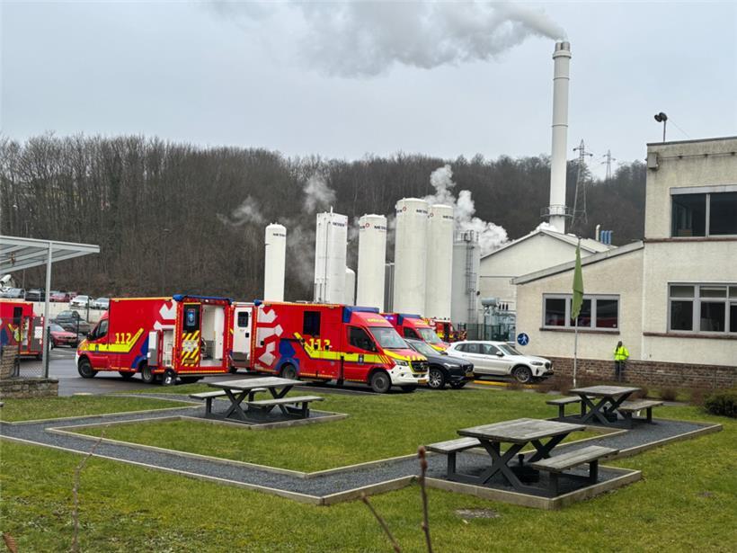 Sieben bis acht Krankenwagen waren vor Ort
