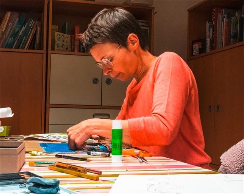 Simone Lazzaretti in ihrem Atelier
