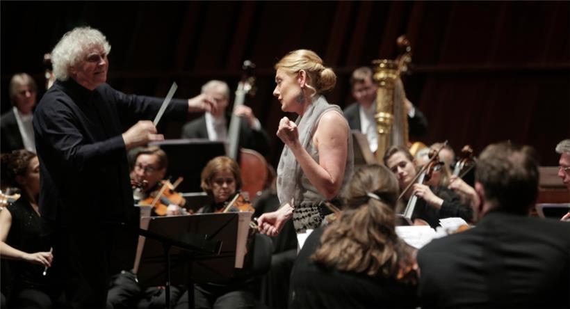 Sir Simon Rattle, Magdalena Kozena und das Chamber Orchestra of Europe

