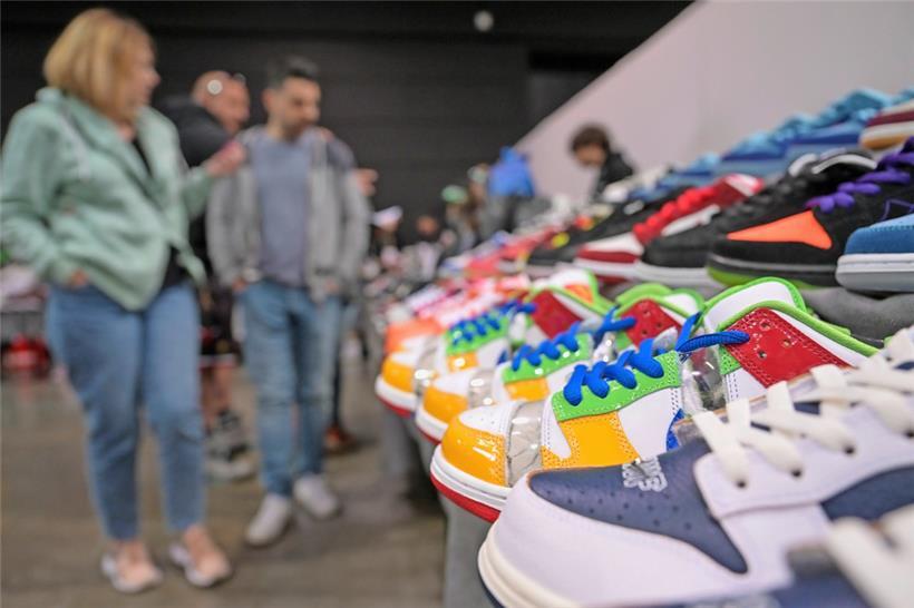 Sneakers standen am Wochenende in der Luxexpo im Mittelpunkt
