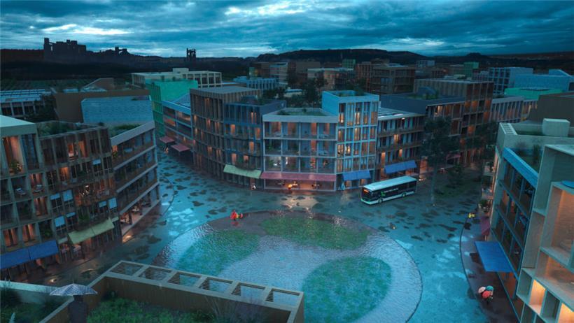 So könnte Foetz einmal aussehen: ein Projekt der Uni Luxemburg
