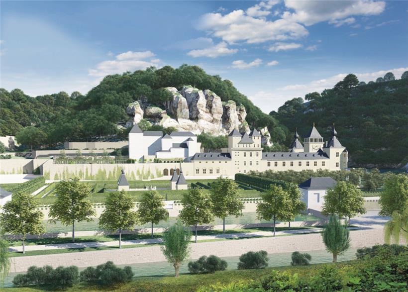 So könnte Mansfelds Schloss ausgesehen haben. Wie es in Zukunft aussehen wird, ist weiter ungewiss.
