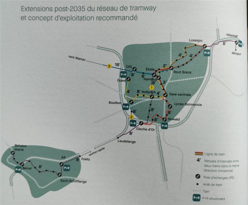 So könnte das Straßenbahnnetz in Zukunft aussehen

