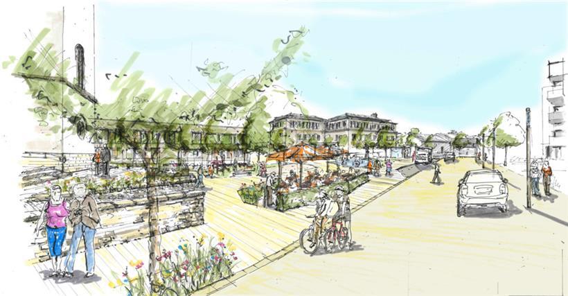 So könnte die Place des Martyrs einmal aussehen
