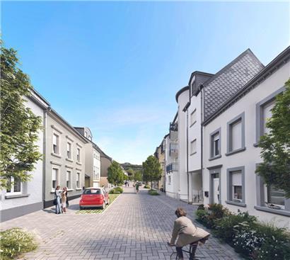 So könnte die rue Guillaume nach den Bauarbeiten aussehen – und damit eine Blaupause für weitere Sackgassen in Petingen werden
