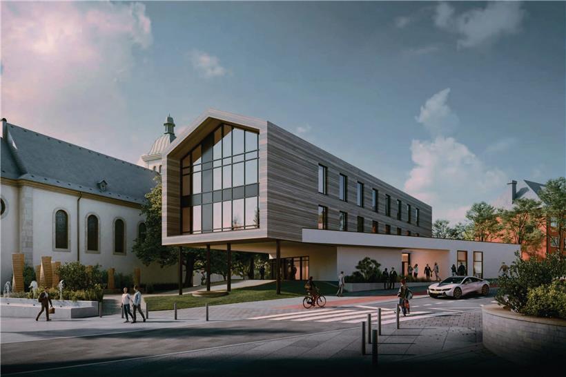 So könnte ein neues Rathaus in Sandweiler aussehen
