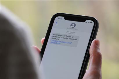 So könnte eine Betrugs-SMS aussehen
