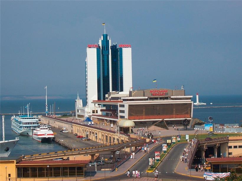 So sah der Hotelkomplex vor dem russischen Angriff auf die Ukraine aus