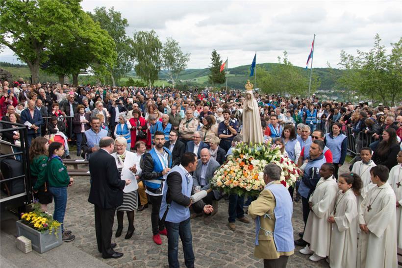 So sah es bei der Wallfahrt zur Notre-Dame de Fatima im Jahr 2019 aus
