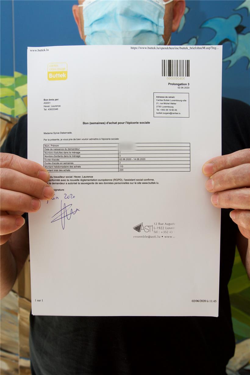 So sehen die Bons aus. Die ASTI hat seit Beginn der Aktion am 10. April bis jetz...