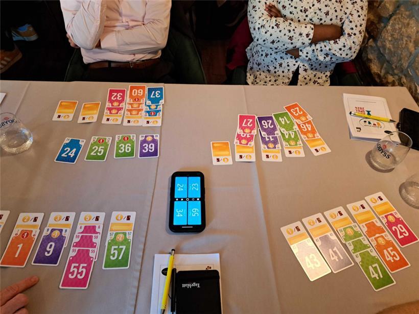 So sieht das Spielfeld von „Mind up“ aus