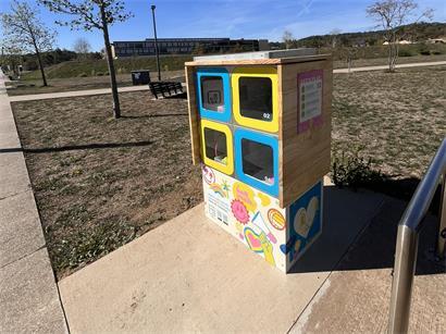 So sieht die BoxUp-Station im Park Belval aus