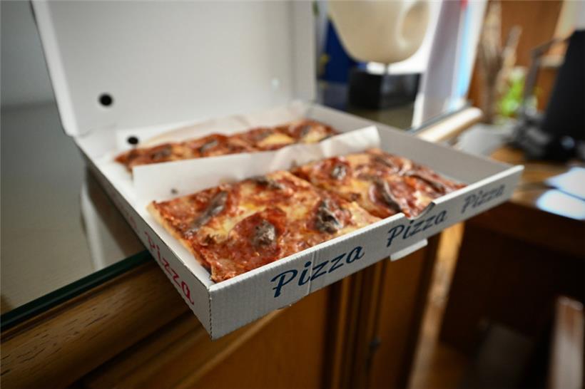 So sieht die „Pizza Esch“ in der eckigen Version von „Pizza Enzo“ in der Alzettestraße aus
