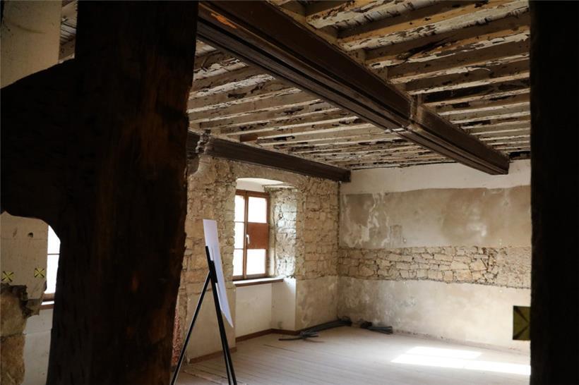 So sieht es momentan noch in der geplanten Ausstellungsfläche aus