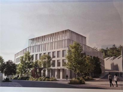 So soll das neue Rathaus in Differdingen aussehen