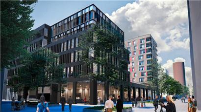 So soll das neue „Twist“-Gebäude in Belval Mitte 2024 aussehen 
