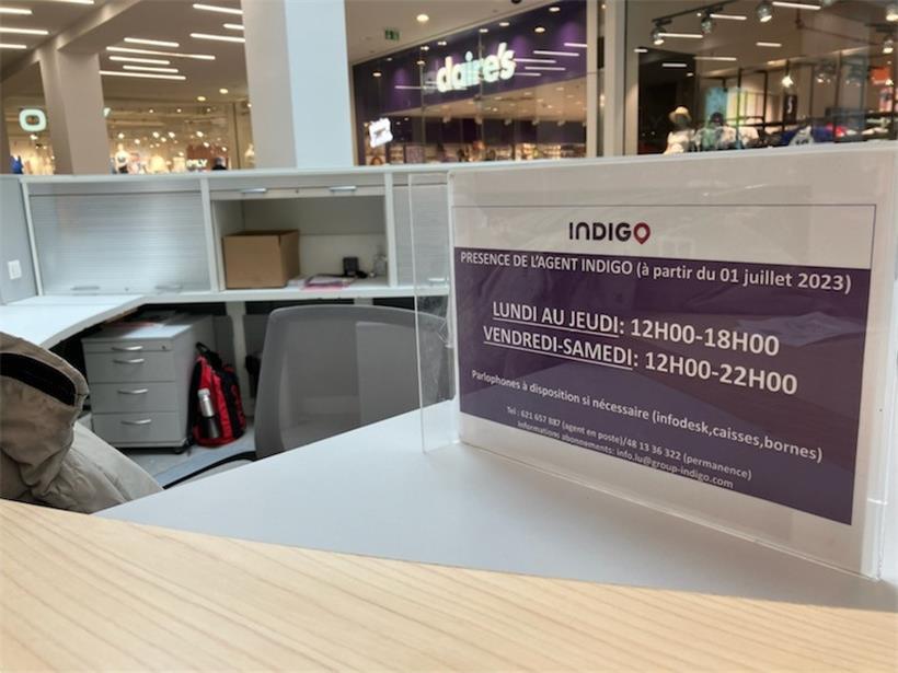 So soll der Stand des Parkhausbetreibers besetzt sein