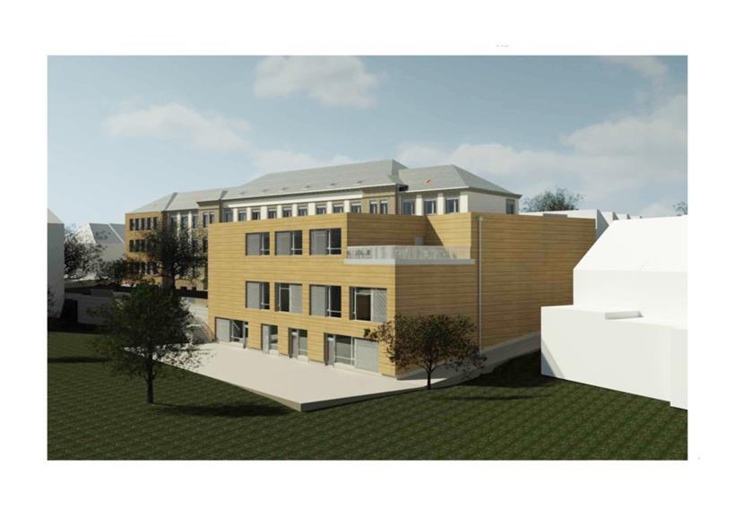 So soll die Lydie-Schmit-Schule nach Ausbau und Renovierung einmal aussehen 
