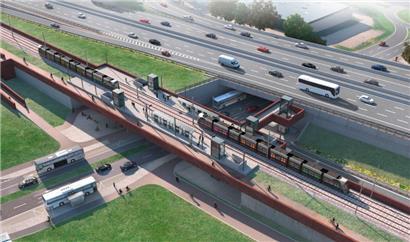 So soll die Tramstation in Foetz aussehen
