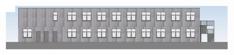 So soll die modulare „Maison relais“ in der rue de la Fonderie aussehen
