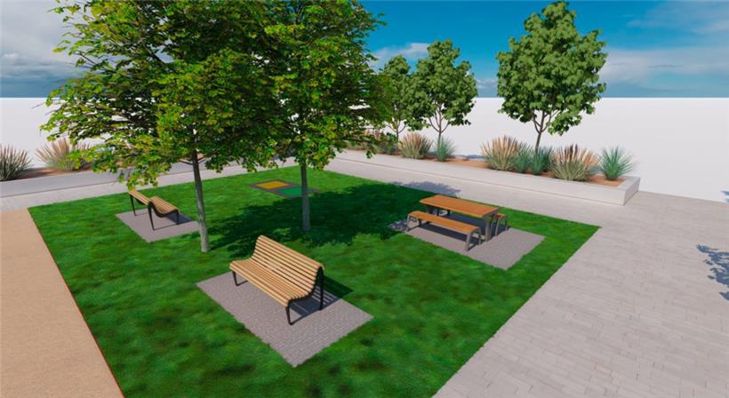 So soll die neue place Cécile Biever-Wagner einmal aussehen
