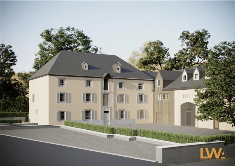 So soll sich die Fassade der Bestgen-Mühle in naher Zukunft präsentieren
