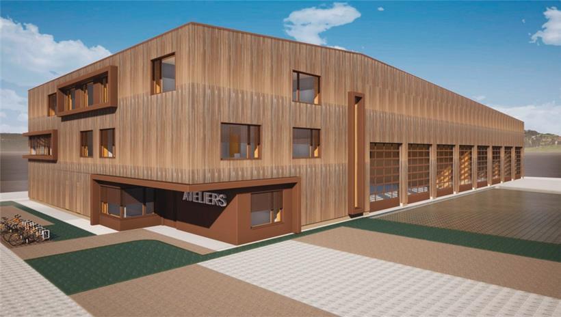 So sollen die Ateliers spätestens im Sommer 2027 aussehen
