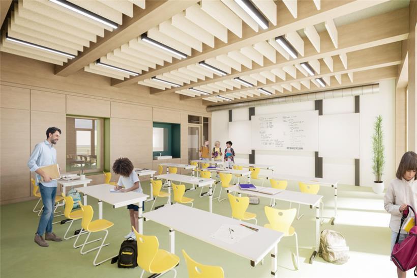 So sollen die einzelnen Klassenräume später aussehen