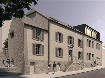 Modern gestaltete, frisch renovierte Wohneinheiten mit hellem Interieur und stilvoller Einrichtung nach Sanierung