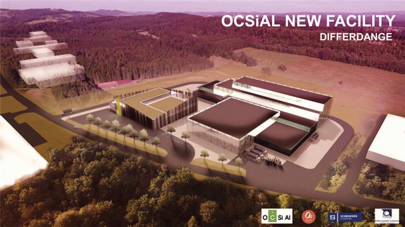 So wurde 2017 das künftige Werk mit Forschungszentrum in Differdingen vorgestellt
