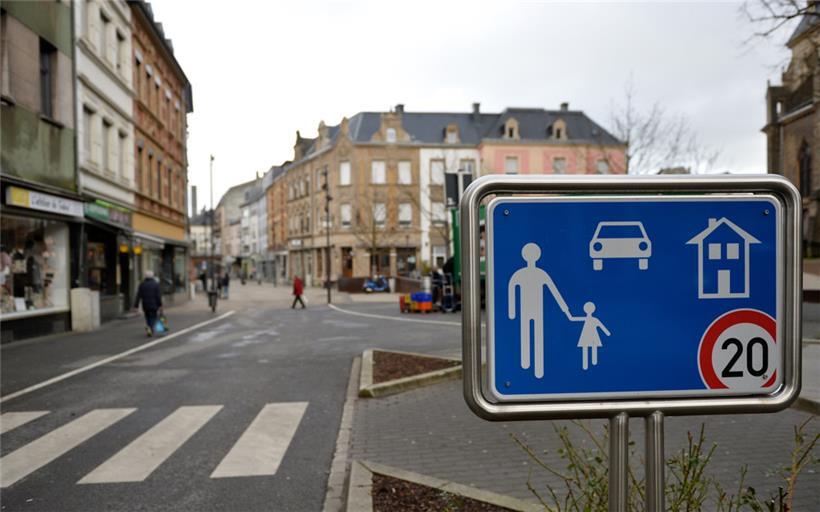 Sogenannte Shared Spaces mit einer Höchstgeschwindigkeit von 20 km/h sollen zur Verkehrsberuhigung beitragen
