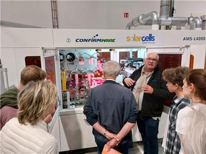 SolarCells, ein Hersteller von Fotovoltaikmodulen in Hollerich, nimmt erneut an den Tagen der offenen Türen teil
